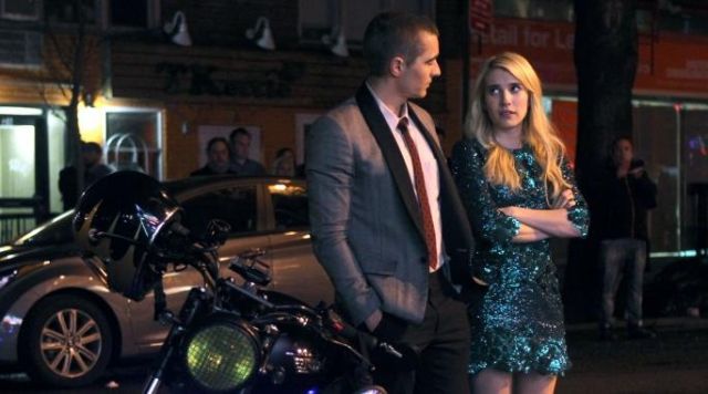 Vee (Emma Roberts) sequin dress seen in Nerve