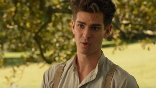 The straps 40 of Desmond T. Doss (Andrew Garfield) in Thou shalt not kill