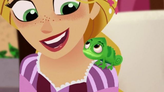 When Pascal Met Rapunzel, Ever wonder how Rapunzel met Pascal? Find out in  a new Tangled: The Series, tonight at 8:30 p.m. on Disney Channel!