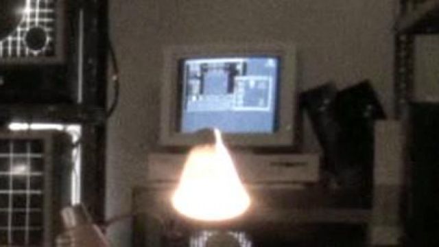The Commodore Amiga 1000 in the office of the father of Chuck in Chuck