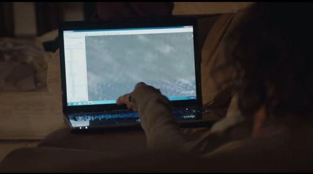 The laptop PC Saroo Brierley (Dev Patel) in the film Lion