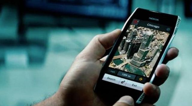 the mobile phone Nokia X7 Shia LaBeouf in Transformers 3