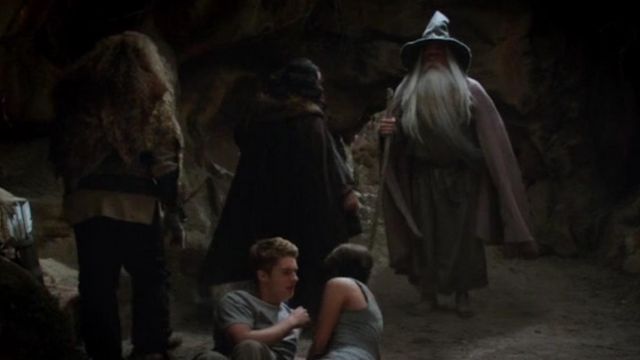El traje de Gandalf visto en The Starving Games