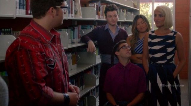 La robe de Quinn Fabray (Dianna Agron) dans Glee S06E02