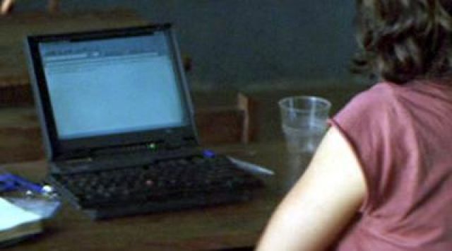 Le portable IBM Thinkpad 701 de Maddy Bowen (Jennifer Connelly) dans Blood Diamond