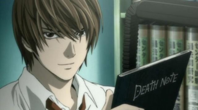 The book Death Note from Light in Death Note