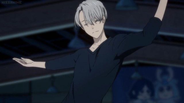 The statue G. E. M Viktor Nikiforov in Yuri!!! on ice