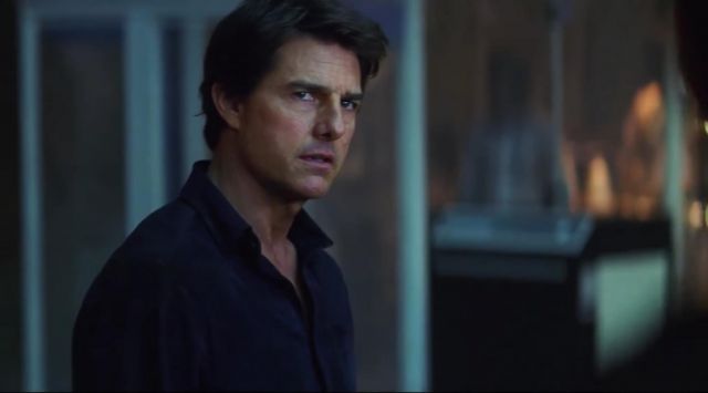The Shirt Is Navy Blue Nick Morton Tom Cruise In The Mummy Spotern 2649