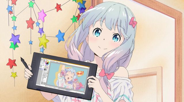 Pen Anime Wacom Digital Writing & Graphics Tablets, Giant, black Hair,  cartoon png | PNGEgg