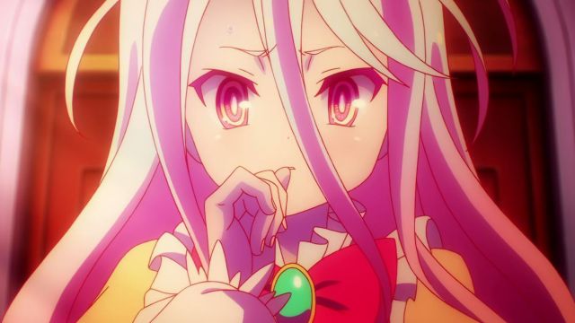 The figurine of Shiro in No Game No Life
