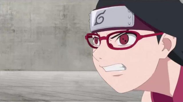 Les lunettes de Sarada dans Boruto : Naruto le film