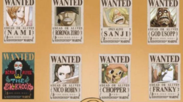 L'avis de recherche de Zoro dans One Piece