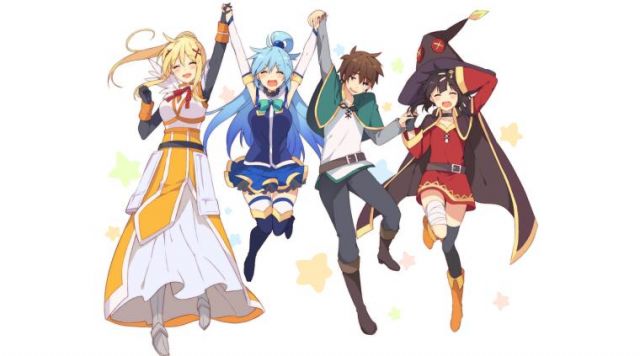 Anime KonoSuba Cosplay Satou Kazuma Costumes Wig Cloak Top Pants