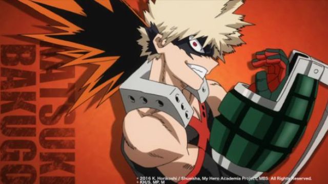 Accesorio de Bakugou en My Hero Academia