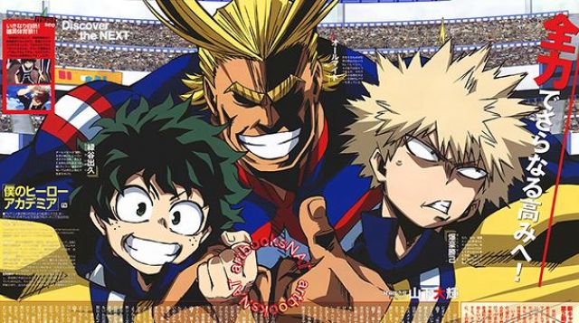 The wig Deku in My Hero Academia