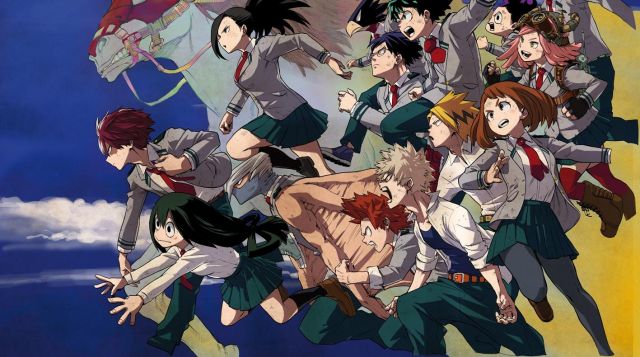 The wig of Eijirou in My Hero Academia