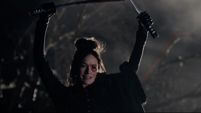 The authentic sword of Catherine de Burgh (Lena Headey) in ' Pride and Prejudice and Zombies