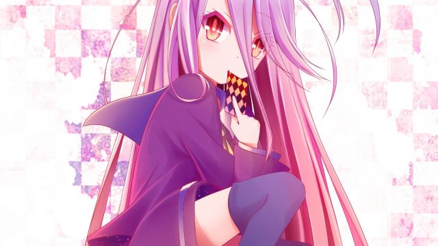 the replica / figurine of Shiro in No game No Life