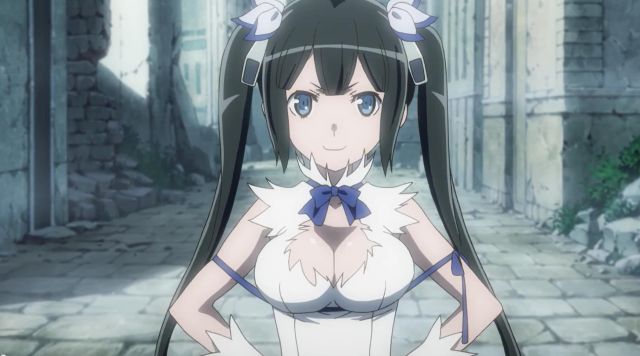 Anime DanMachi Season 4 Hestia Cosplay Costume Wig White Blue Skirt Is It  Wrong That I