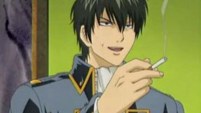 The holding of Yamazaki Sagaru in Gintama Spotern