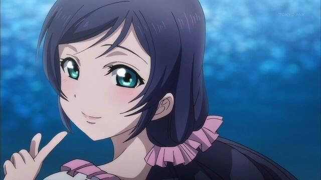 The wig long hair purple Nozomi Tojo in Love Live! School idol project