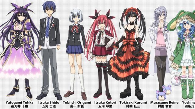 Anime Date A Live IV 4 Yatogami Tohka Tokisaki Kurumi Kotori