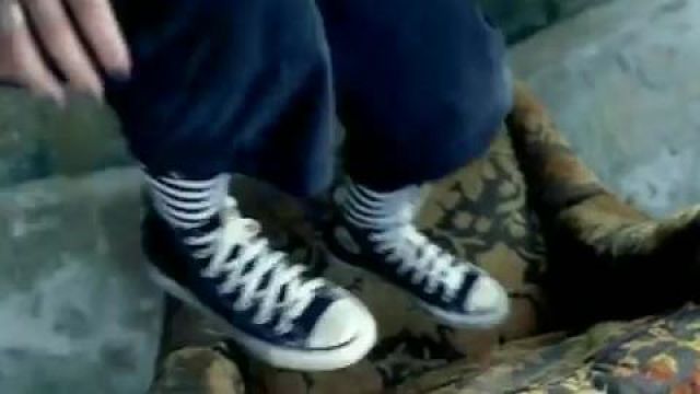 Sneakers converse of Avril Lavigne in 