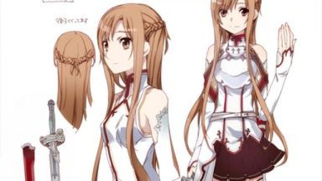 The Nendoroid of Asuna in Sword Art Online