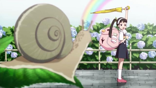 La réplique Nendoroid de Mayoi dans Bakemonogatari