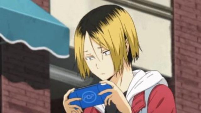 The handheld game console of Kenma Kozume in Haikyuu🥎 Explore o ...