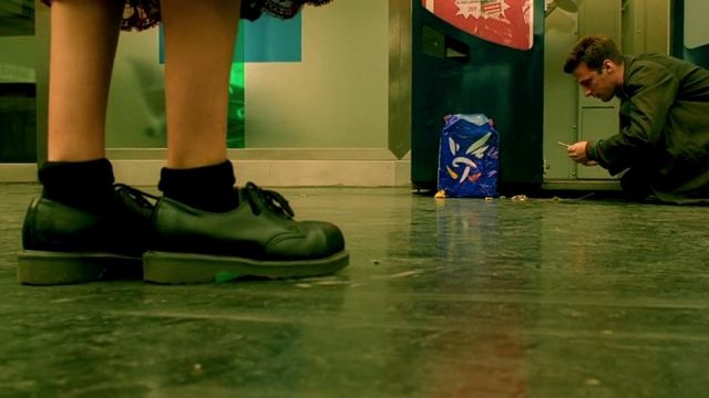 The shoes of Amélie Poulain (Audrey Tautou) in The Fabulous destiny of Amélie Poulain