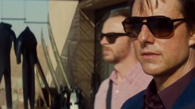 Les lunettes de soleil portées par Ethan Hunt (Tom Cruise) dans le film Mission : Impossible - Rogue Nation