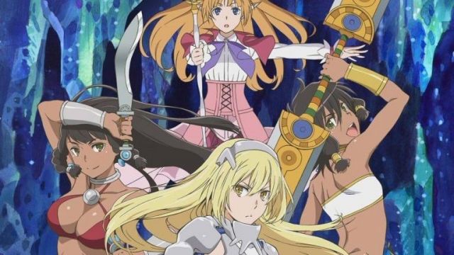 The holding of Tione in DanMachi : Sword Oratoria