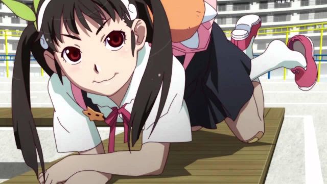 La figurine de Mayoi dans Bakemonogatari