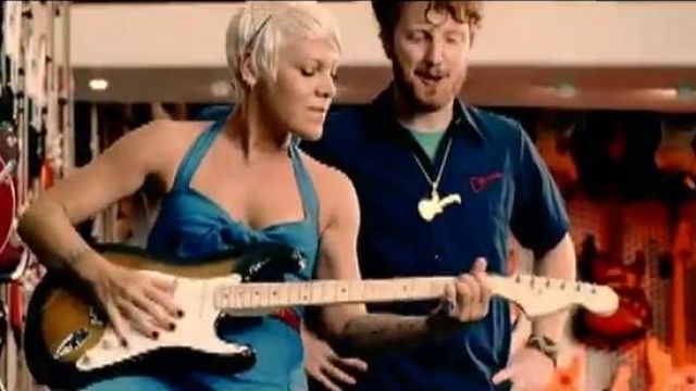 The Electric Guitar Of P Nk In The Clip So What Spotern