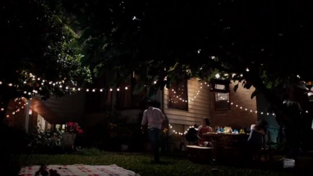 The light strings garden home of the Murphy in The Leftovers