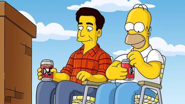 Beer Duff in the Simpsons