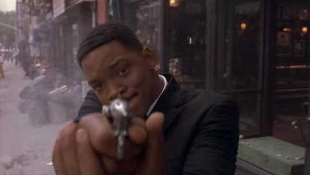 Le pistolet Criquet Infernal de l'Agent J (Will Smith) dans Men In Black