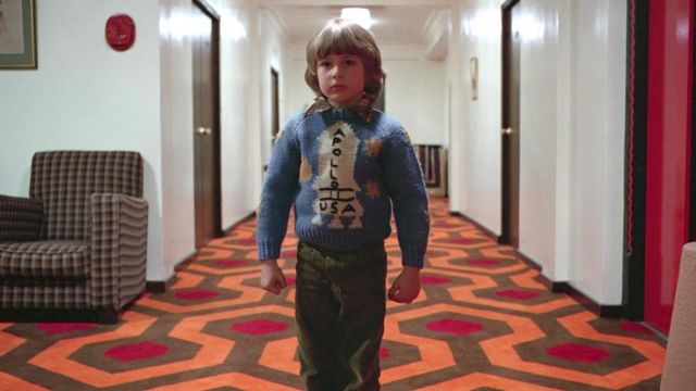 The blue sweater "Apollo USA" blue Danny Torrance in The Shining