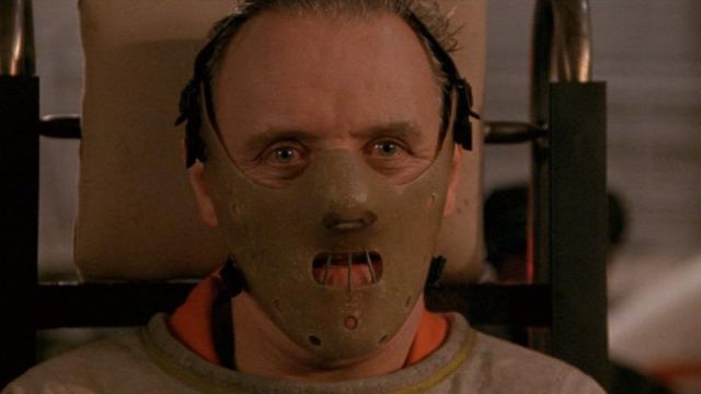 Le masque porté par Hannibal Lecter (Anthony Hopkins) dans Hannibal