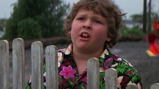 The hawaiian shirt of Choco / Lawrence Cohen (Jeff Cohen) in The Goonies