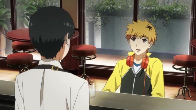 the headphones orange hideyoshi nagachika in tokyo ghoul s01e09 spotern headphones orange hideyoshi nagachika