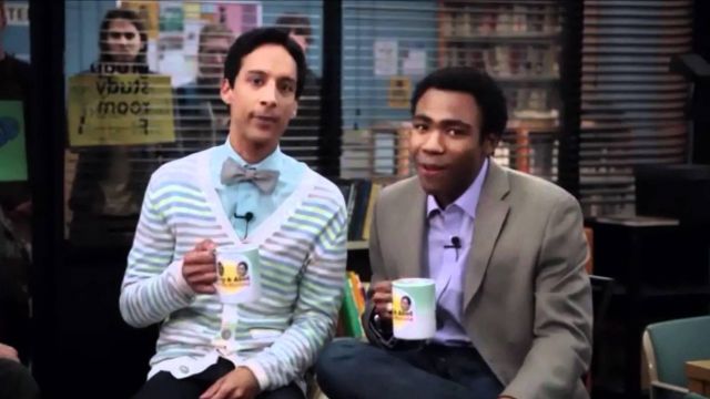 Mug "Troy and Abed in the Morning" vu dans la série Community