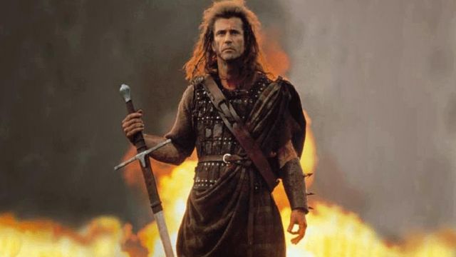 The kilt is William Wallace in Braveheart