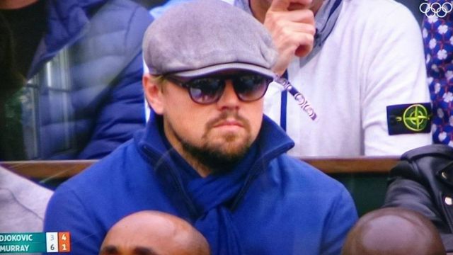 Les lunettes de Leonardo DiCaprio à la finale de Roland Garros 2016