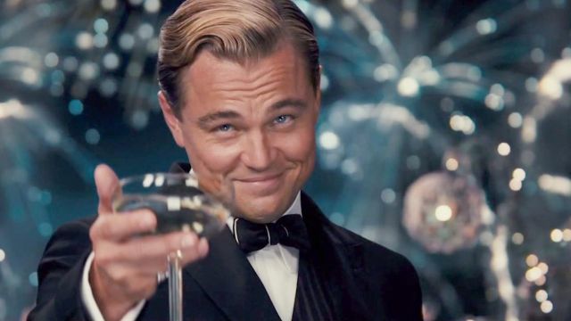 The bow tie is Leonardo DiCaprio in The Great Gatsby
