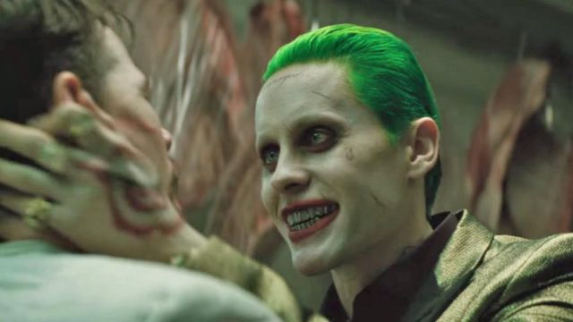 The jacket silvery The Joker (Jared Leto) in Suicide Squad