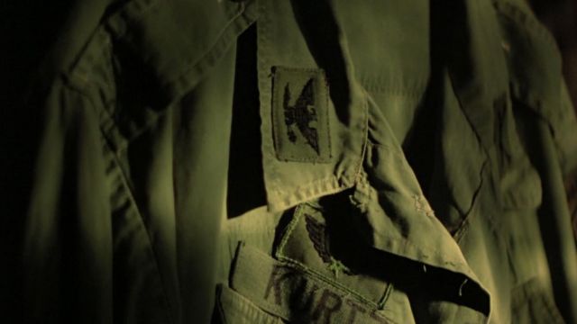 The authentic jacket of Colonel Kurtz (Marlon Brando) in Apocalypse Now