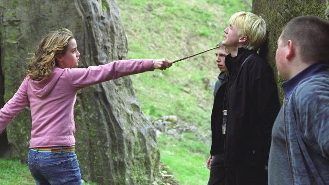 La baguette magique de Hermione Granger (Emma Watson) dans Harry Potter et  le Prince de sang-mêlé