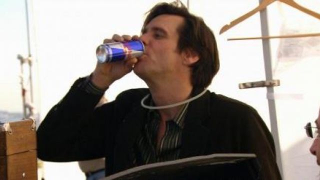 The energy drink Red Bull, Jim Carrey in Yes Man